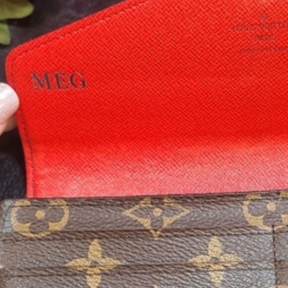 Louis Vuitton Sarah  WalletMonogram Coquelicot Lining box and dustbag Pr… - Picture 8 of 17